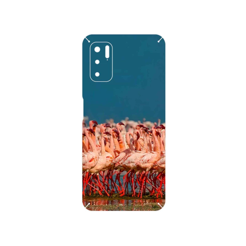 برچسب پوششی ماهوت مدل Flamingo مناسب برای گوشی موبایل شیائومی Redmi Note 10 5G