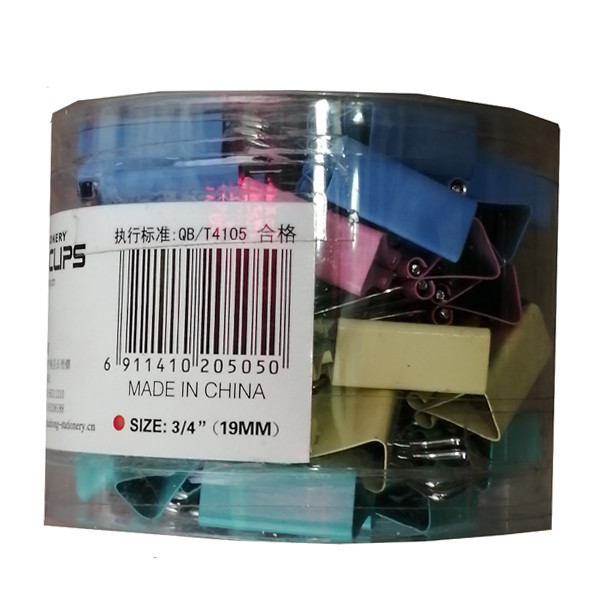 گیره کاغذ تی وای مدل رنگی کد 32 بسته 40 عددی