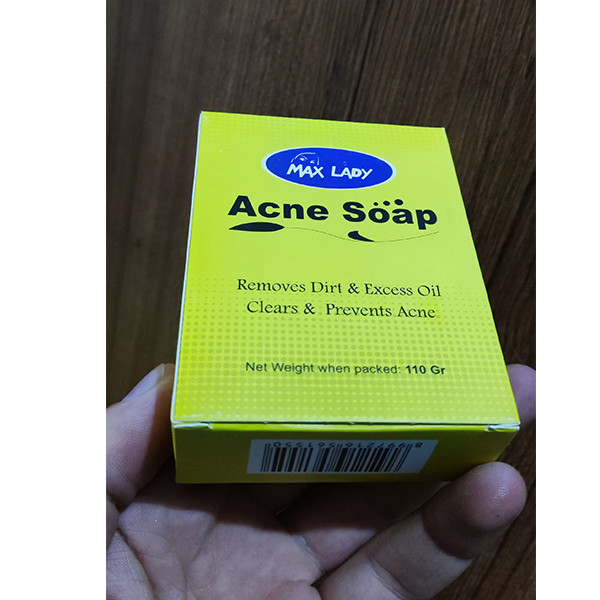 صابون شستشو مکس لیدی مدل Acne وزن 110 گرم صابون شستشو مکس لیدی مدل Acne وزن 110 گرم