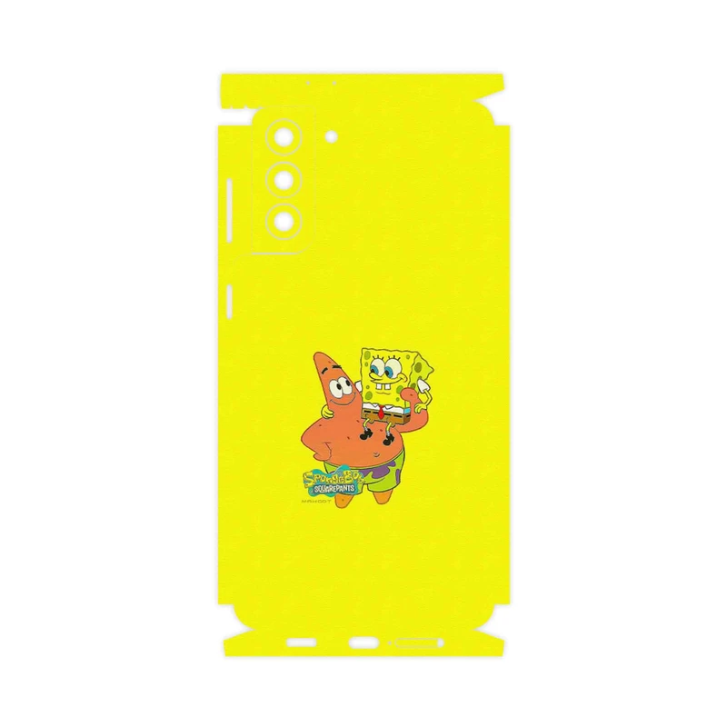 برچسب پوششی ماهوت مدل SpongeBob SquarePants-FullSkin مناسب برای گوشی موبایل سامسونگ Galaxy S21 Plus 5G