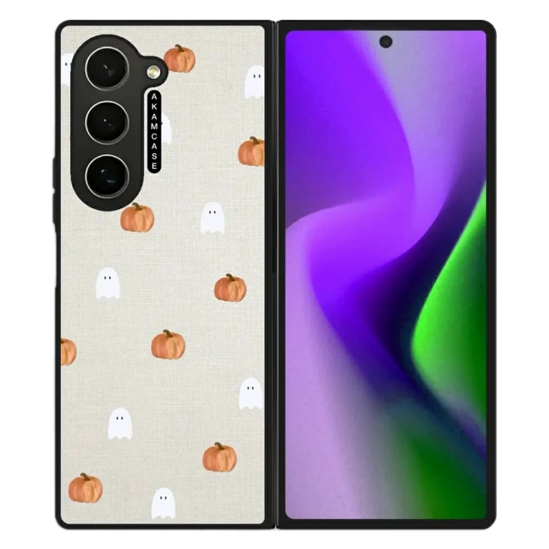 کاور آکام مدل AMC-WSGZFOLD6-PUMPKIN-25 مناسب برای گوشی موبایل سامسونگ Galaxy Z Fold 6