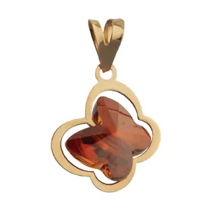 آویز گردنبند طلا 18 عیار زنانه سین سان مدل SNM104