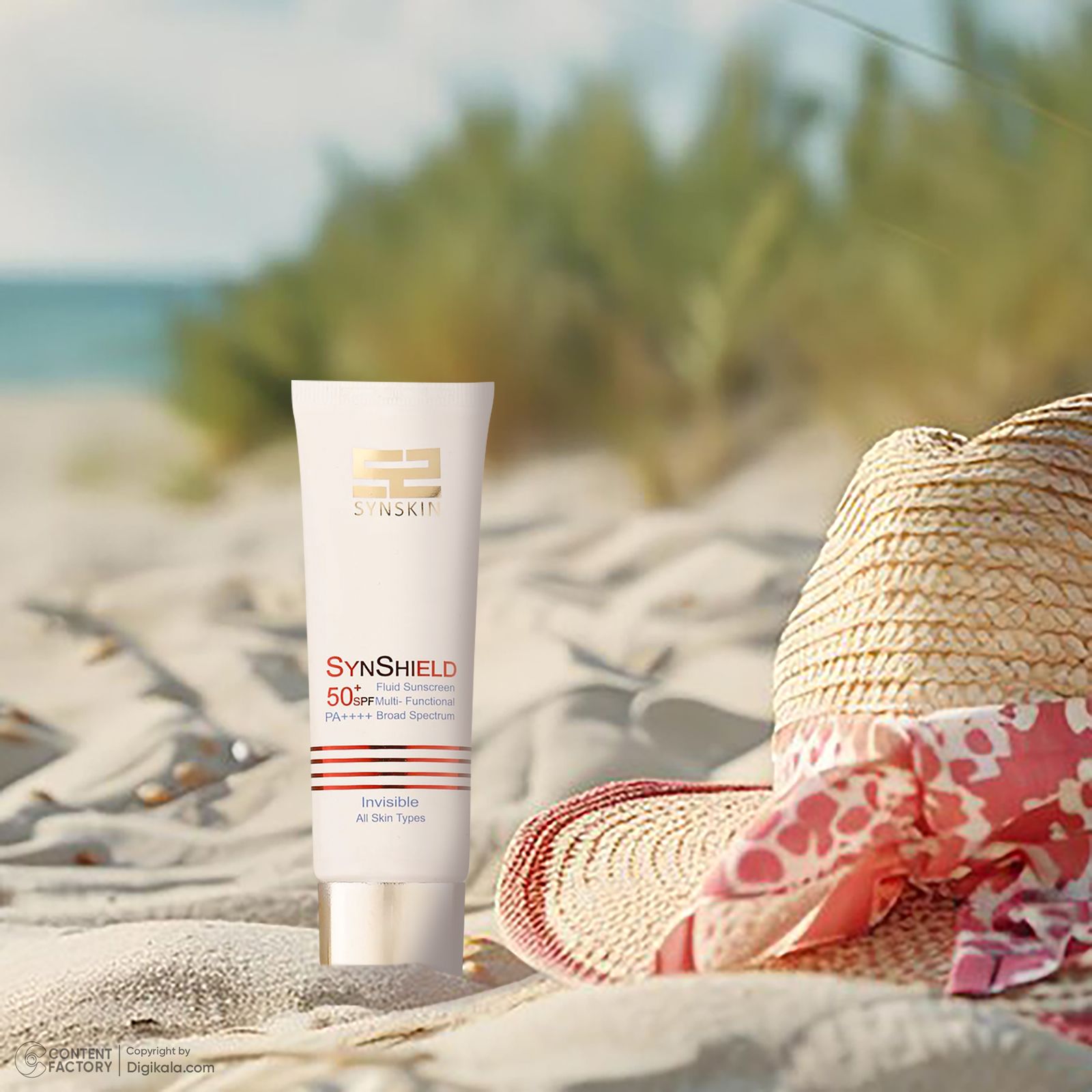 فلوئید ضدآفتاب بی‌رنگ ساین اسکین SPF50 سری Invisible مناسب انواع پوست، حجم 50 میلی‌لیتر -  - 14