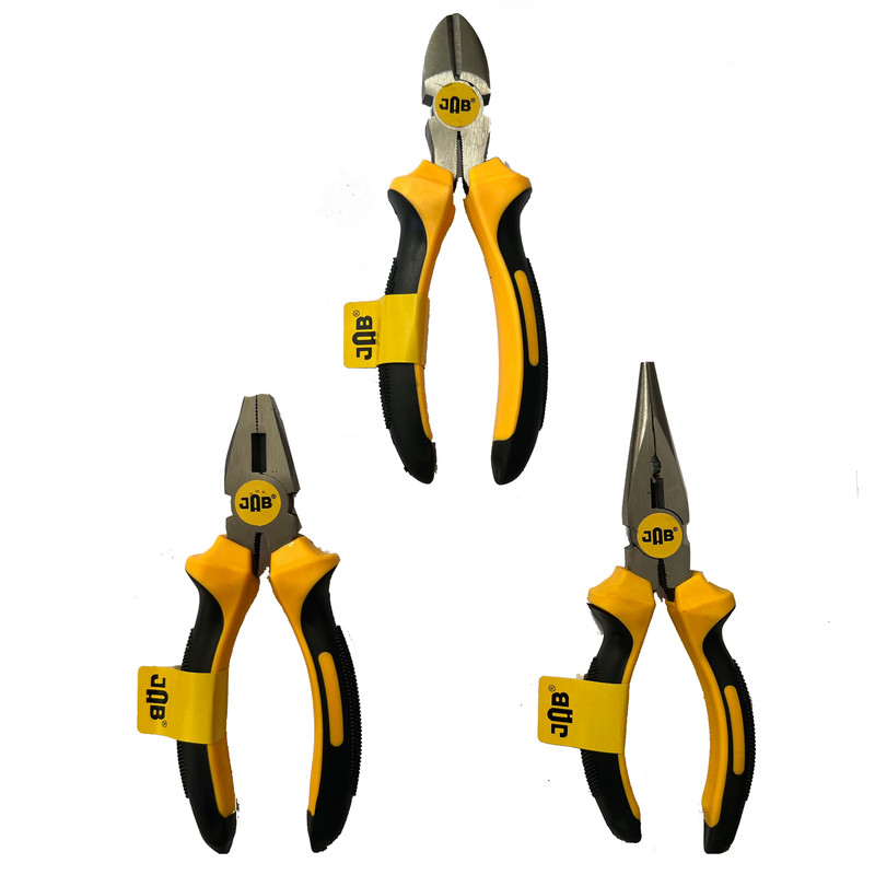 انبر دست و سیم چین و دم باریک جاب مدل JB-YE 700 مجموعه 3 عددی