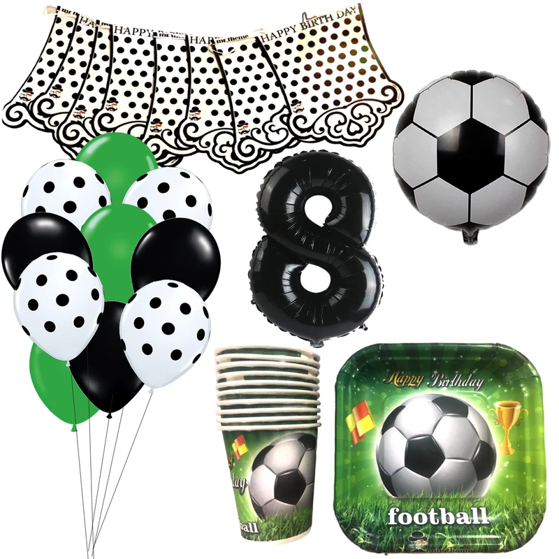 	 مجموعه 40 عددی تم تولد مستر تم طرح توپ فوتبال کد 8