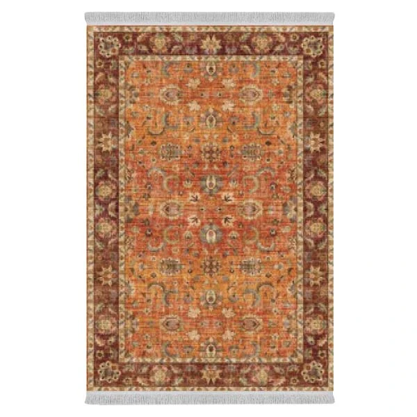 فرش پارچه‌ای دفه مدل فرشینه طرح مدرن  کد 8222