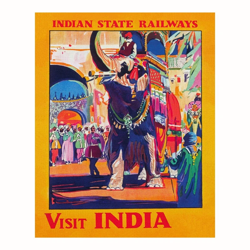 پوستر مدل سفر هند چاپ بازدید از هنر هند