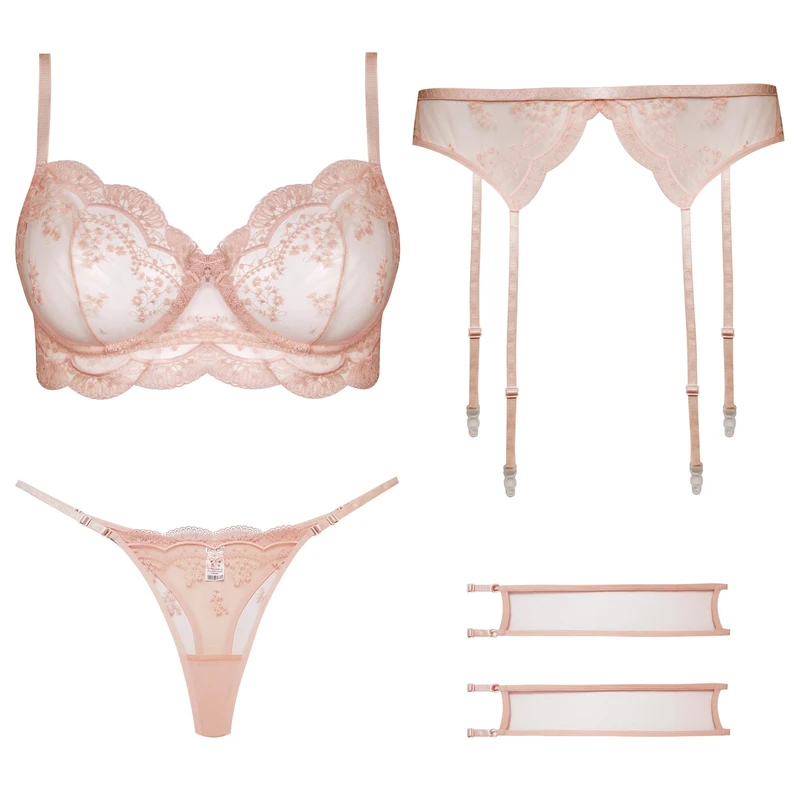 ست شورت و سوتین زنانه برتا مدل فنردار کد 5108-4032-P