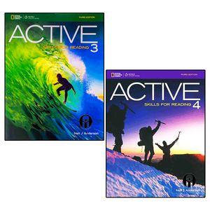 کتاب Active Skills For Reading اثر Neil J Anderson انتشارات الوندپویان جلد 3 و 4