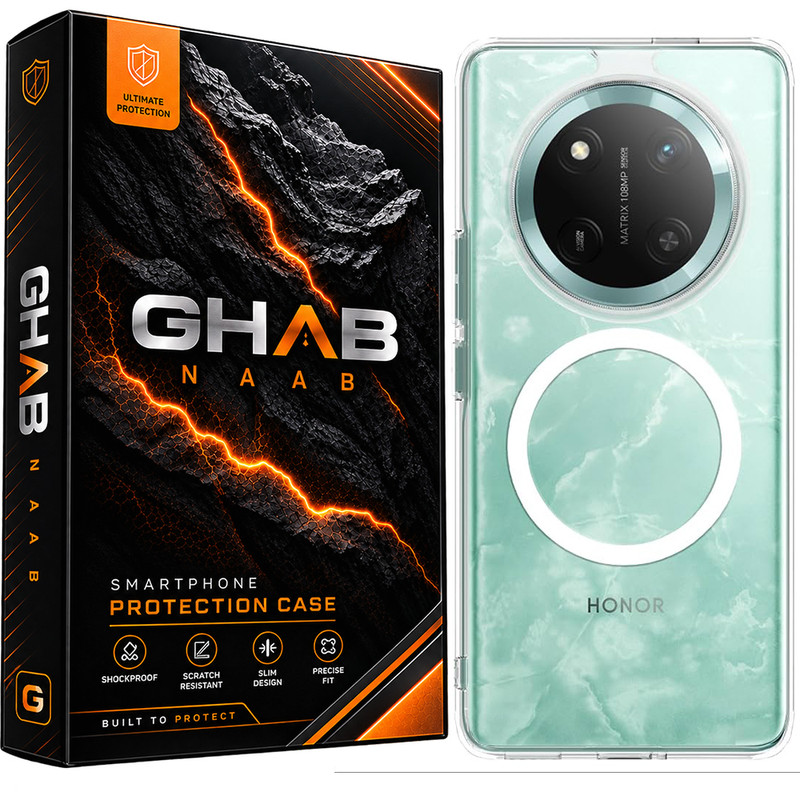کاور قاب ناب مدل مگسیف دار مناسب برای گوشی موبایل آنر Honor X9c