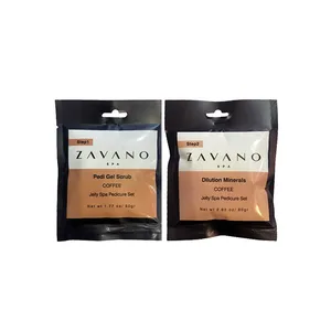 ژل پدیکور زاوانو مدل قهوه وزن 130 گرم بسته 2 عددی