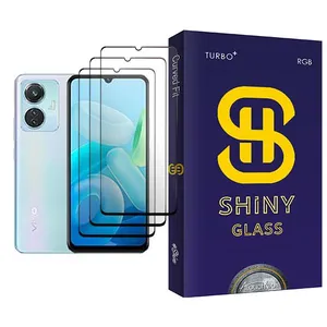 Atouchbo Shiny Glass3 Ceramics Screen Protector For  Y55 Pack Of 3