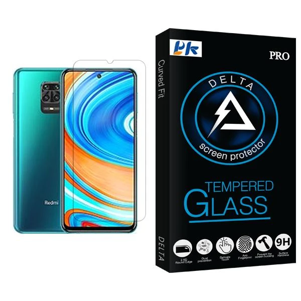 محافظ صفحه نمایش پی کی مدل Delta Glass MIX001 مناسب برای گوشی موبایل شیائومی Redmi Note 9 Pro Max