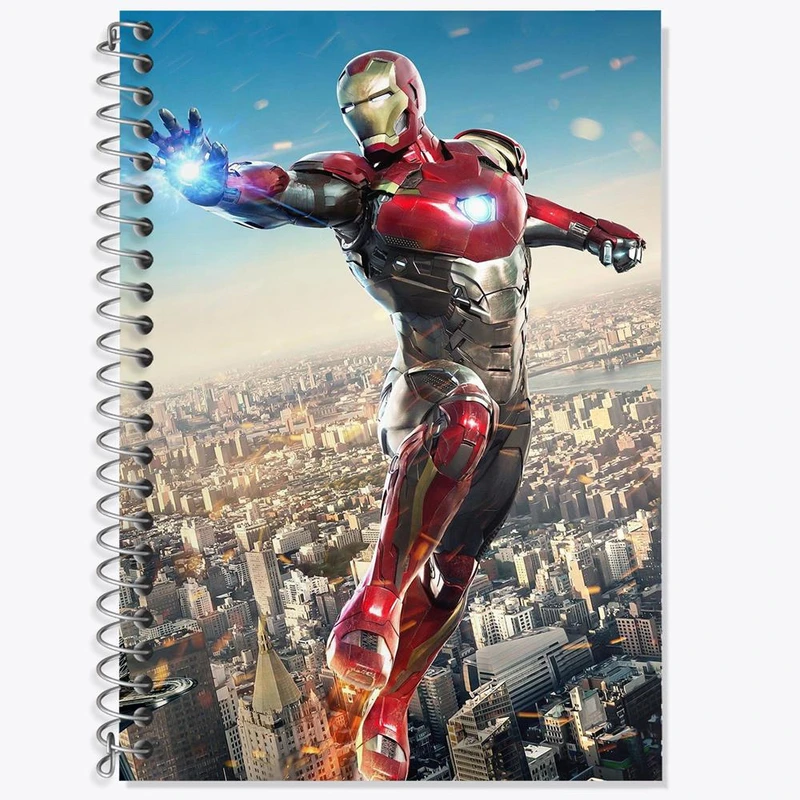 دفتر لغت 50 برگ خندالو مدل آیرون من مارول Marvel کد 19387