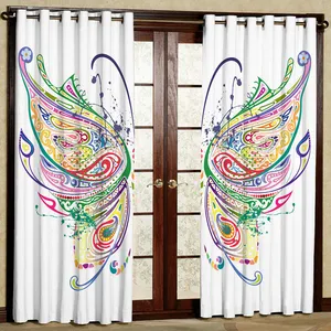 پرده مدل مخمل پانچی کد 7413 سایز 280x140 سانتی متر