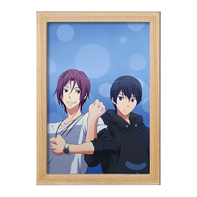 تابلو خندالو مدل هاروکا و رین انیمه فری تیل Fairy Tail  کد 15607