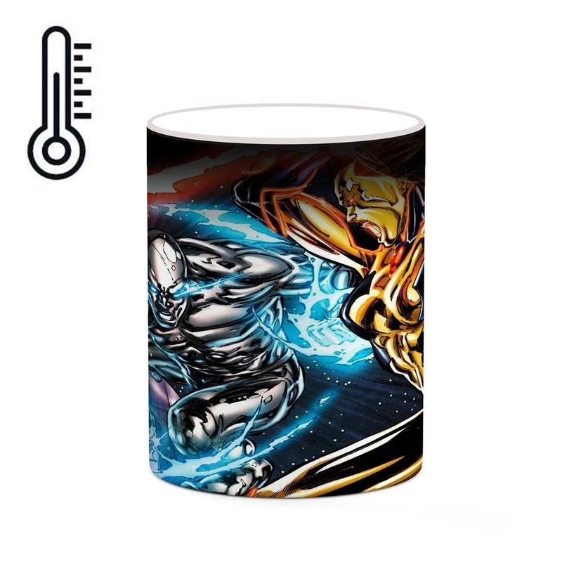 ماگ حرارتی کاکتی مدل Silver Surfer کد mgh39882