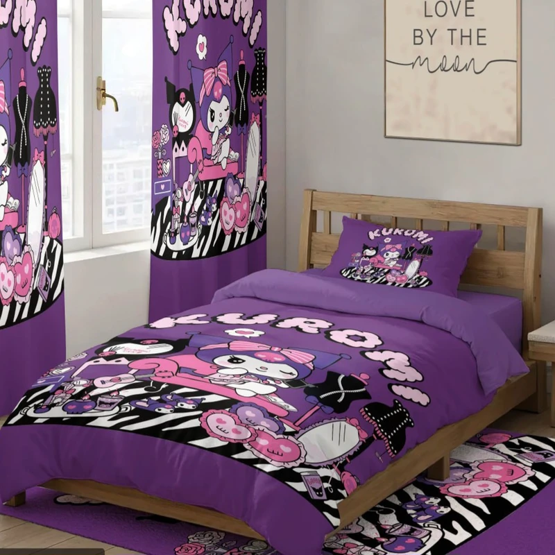 سرویس خواب مدل کرومی کد ۰۳۰۴ یک نفره ۴ تکه