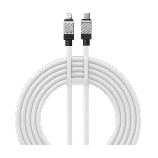 کابل تبدیل USB-C به لایتنینگ بیسوس مدل 20W Coolplay Series طول 2 متر