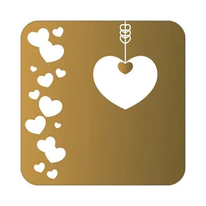 زیر لیوانی کاکتی طرح عاشقانه مدل mp38975