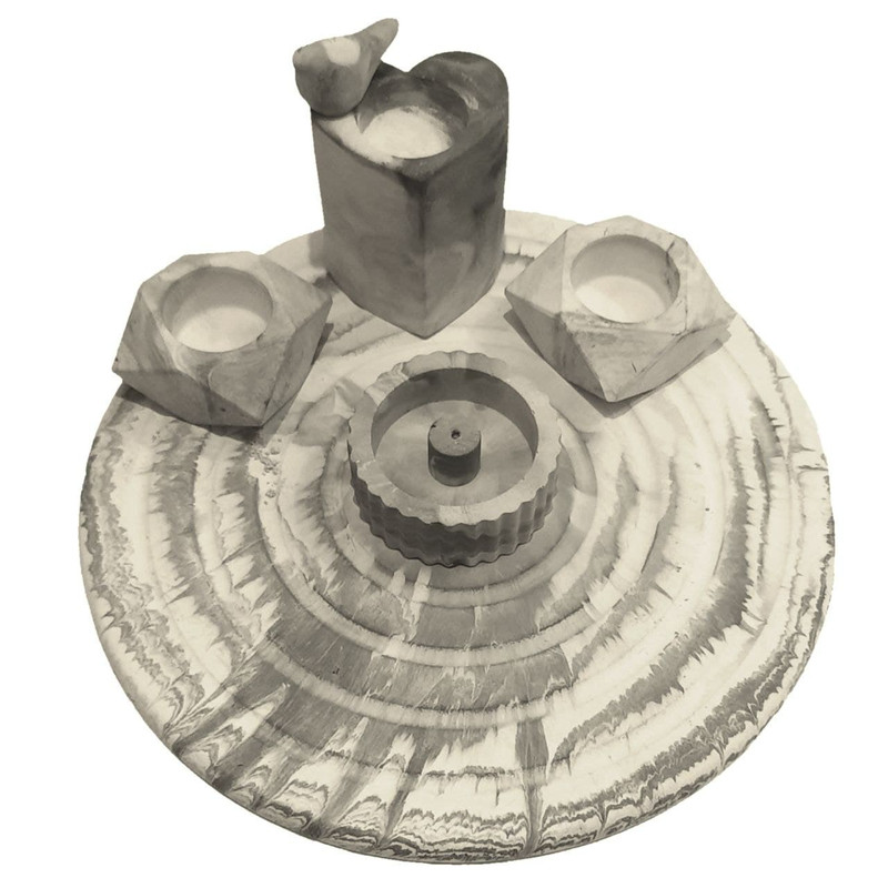 ست 5 تکه جاشمعی مدل RK-104