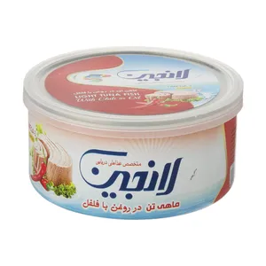 کنسرو ماهی تن در روغن با فلفل لانجین - 180 گرم 