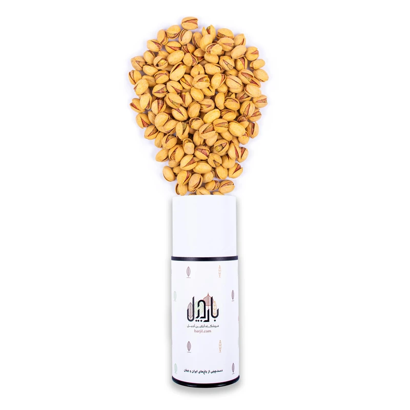 پسته فندقی برشته زعفرانی ممتاز بارجیل - 500 گرم