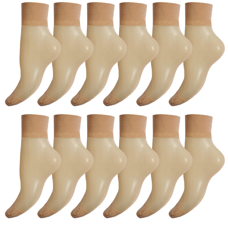 جوراب زنانه مونیل مدل ساده شیشه‌ای