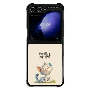 AKAM AMC-WSGZFLIP5-ANIMALS QOUTES-8 Cover For Samsung Galaxy Z Flip 5