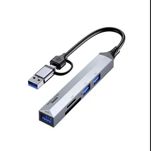 هاب 5 پورت USB-C ریمکس مدل RU-U7