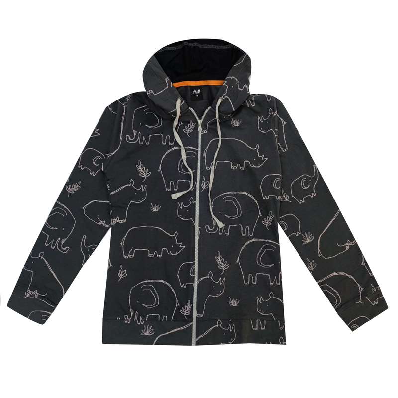 سویشرت زنانه اچ اند ام مدل فیل کد 1480270 رنگ ذغالی