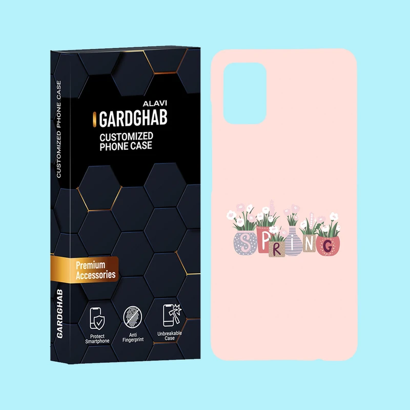 کاور گارد قاب علوی مدل گل مناسب برای گوشی موبایل سامسونگ Galaxy A51 4G