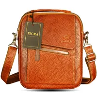 کیف دوشی مردانه بیورا مدل چرم طبیعی کد dbb161