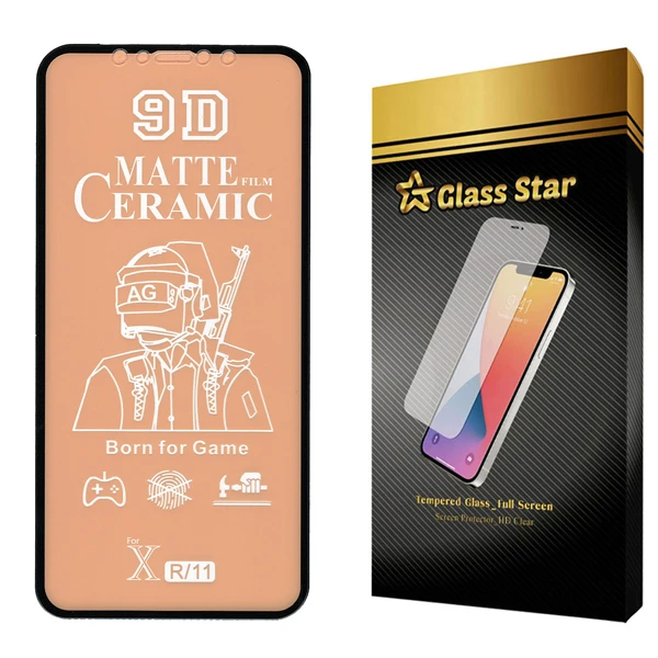 محافظ صفحه نمایش سرامیکی مات گلس استار مدل CAGA مناسب برای گوشی موبایل اپل iPhone XR