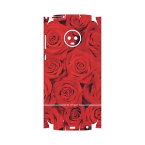 MAHOOT Red-Flower-FullSkin Cover Sticker for Motorola Moto G6