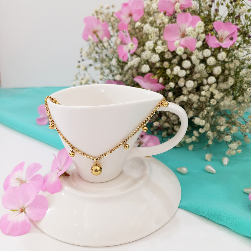 پابند زنانه مدل توپ توپی کد F64