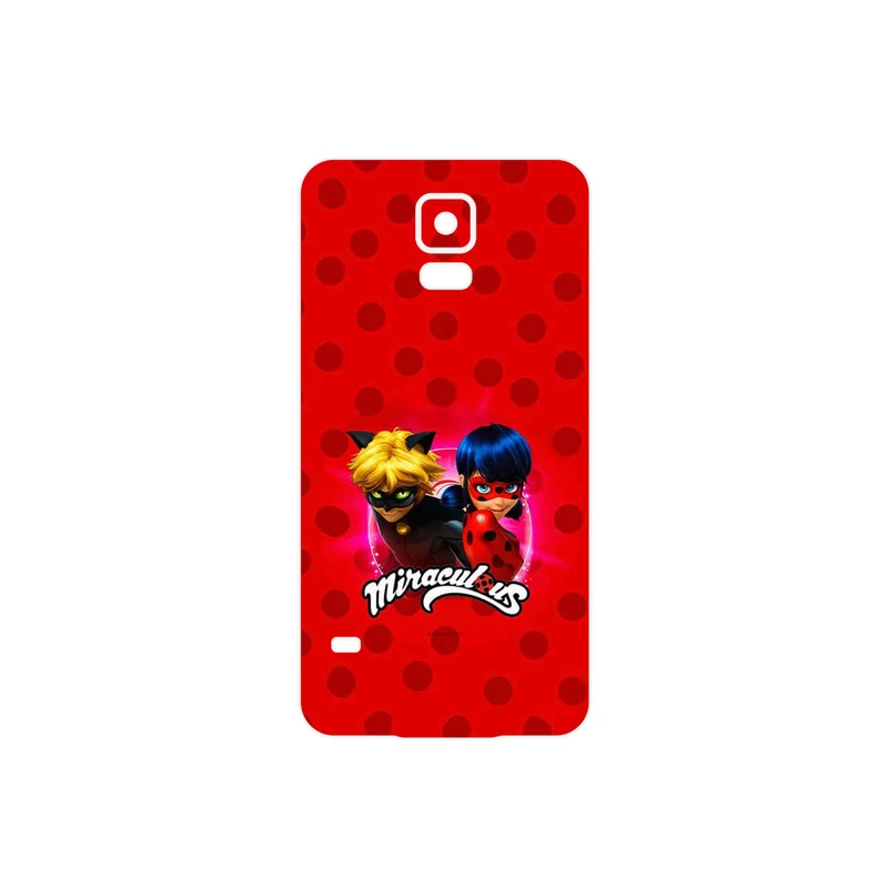برچسب پوششی ماهوت مدل Ladybug and Cat Noir مناسب برای گوشی موبایل سامسونگ Galaxy S5