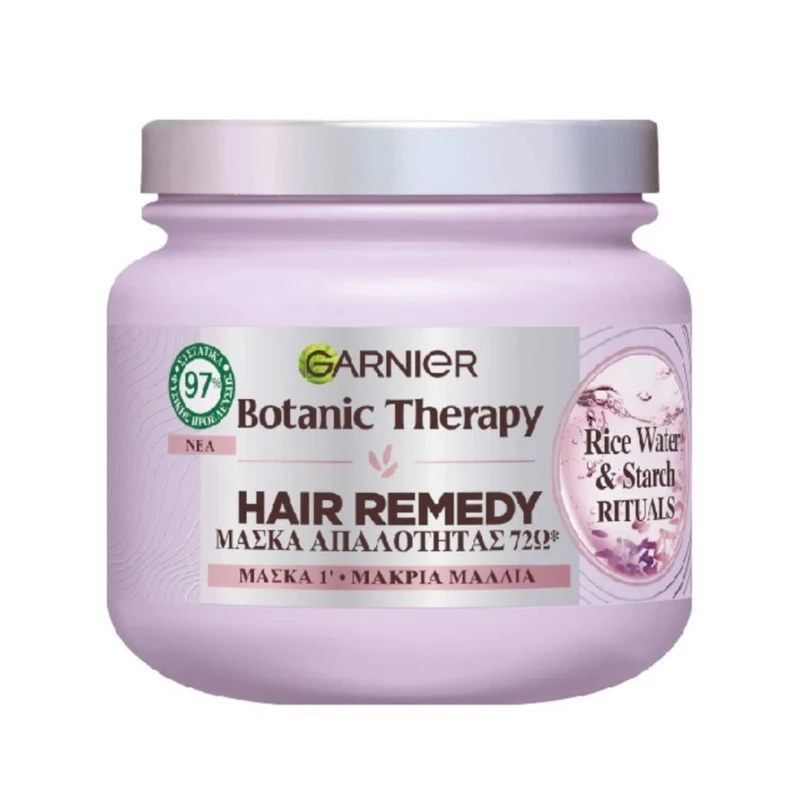 ماسک مو ترمیم کننده گارنیه مدل برنج و نشاسته مناسب برای موهای شکننده حجم 300 میلی لیتر