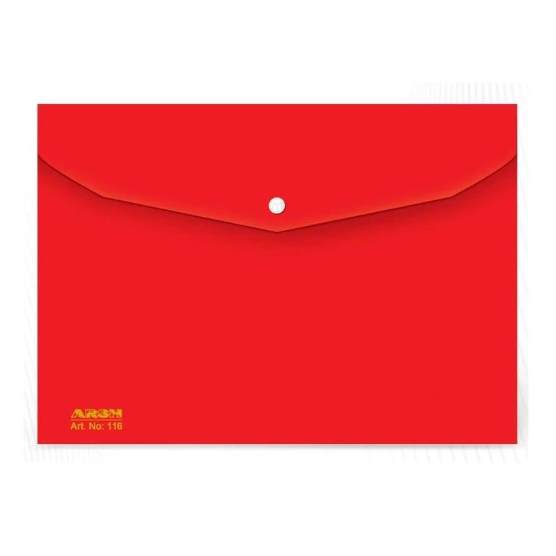 پوشه دکمه‌دار عرش مدل کلاسیک سایز A5 مجموعه 10 عددی