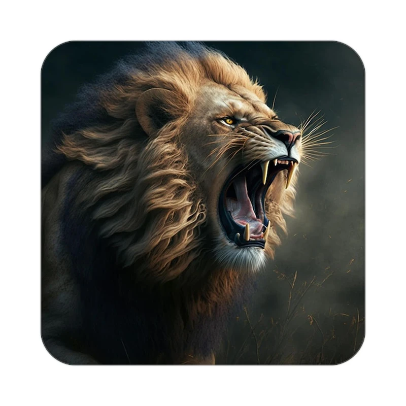 زیر لیوانی کاکتی طرح شیر مدل mp23877