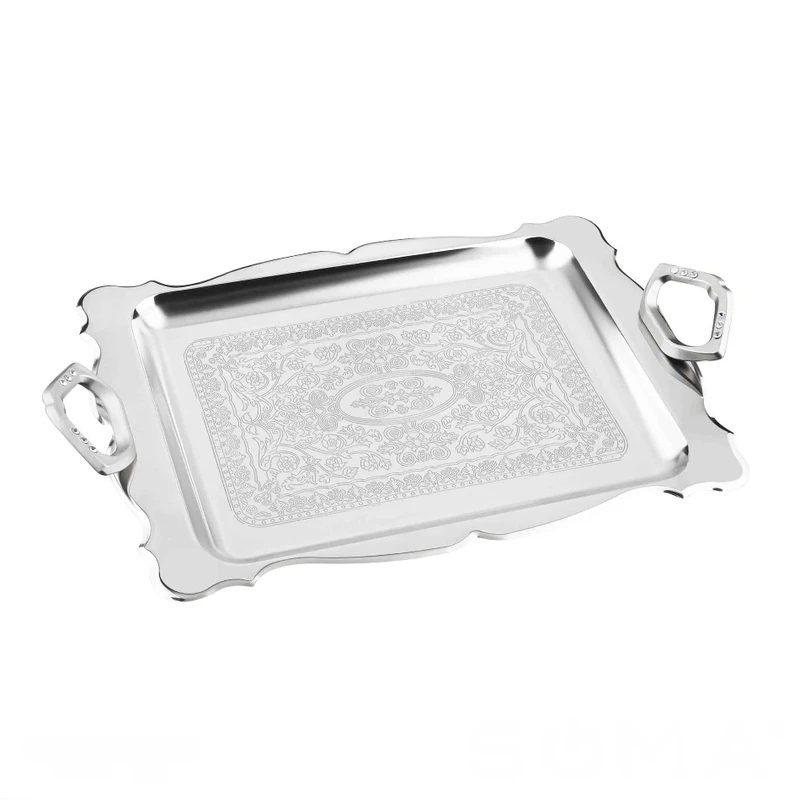 سینی دسته‌دار سوما مدل 520 سایز 35×25 سانتی‌متر