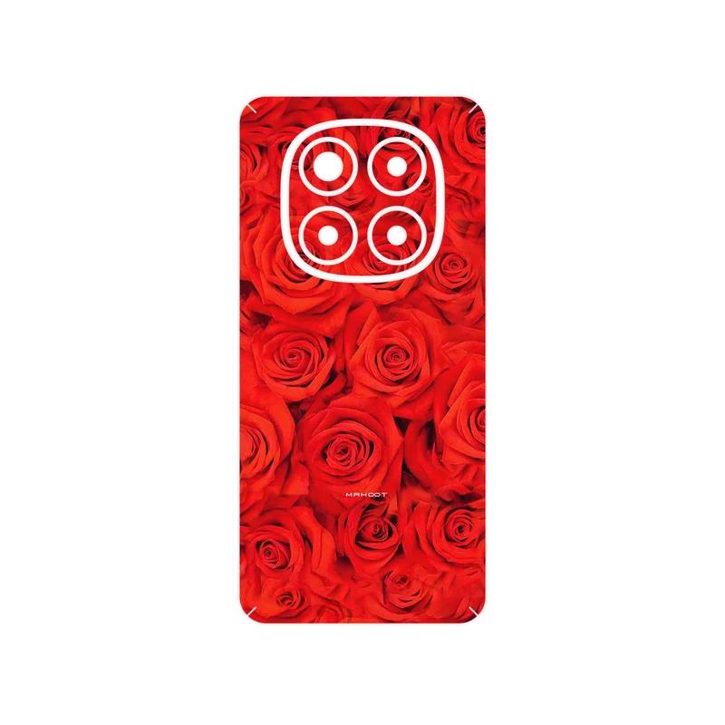 برچسب پوششی ماهوت مدل Red_Flower مناسب برای گوشی موبایل شیائومی Redmi Note 14 Pro 5G