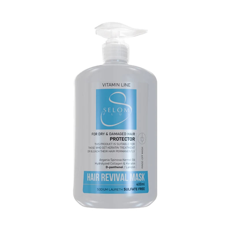 ماسک مو سلوم پلاس مدل تقویت کننده مناسب برای موهای خشک و آسیب پذیر حجم 400 میلی لیتر