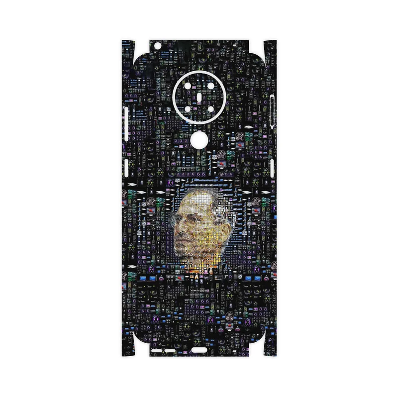 برچسب پوششی ماهوت مدل 2 Collage of Steve Jobs-FullSkin مناسب برای گوشی موبایل نوکیا 5.3
