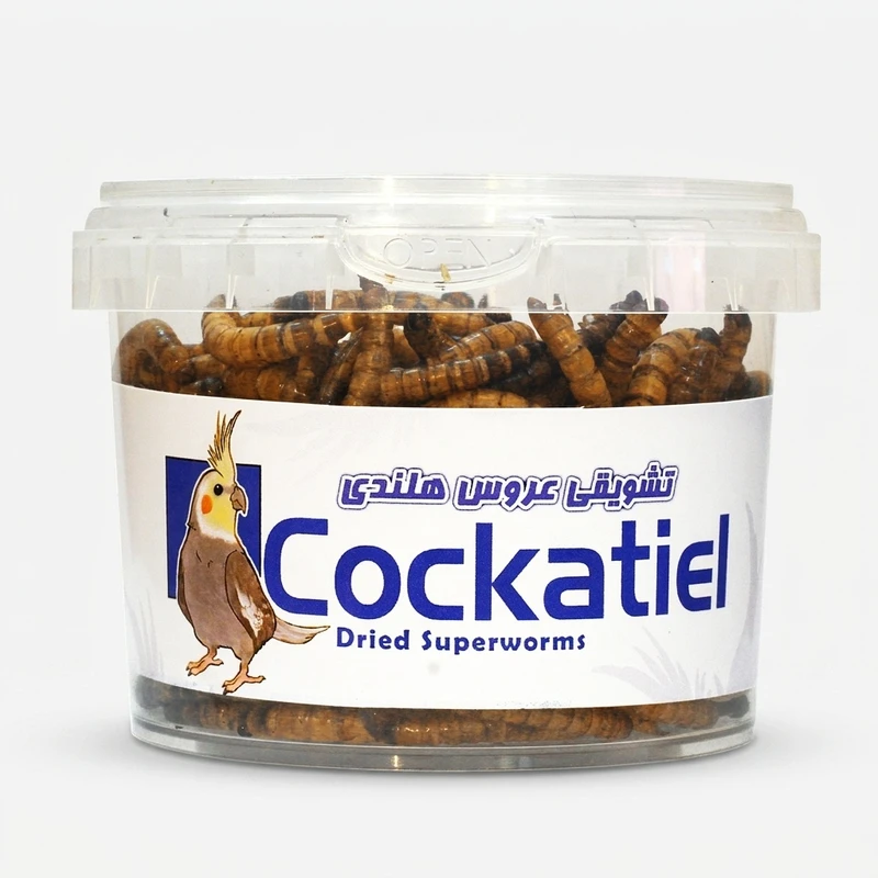 تشویقی عروس هلندی Cockatiel مدل سوپرورم ۶۰ گرم
