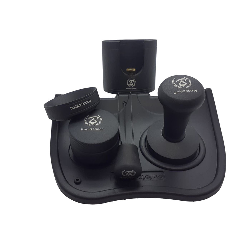 تمپر و مت و لولر و نیدل و فانل و استند باریستا اسپیس مدل 51 بسته 6 عددی