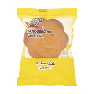 کیک ساده با طعم وانیل تنورستان - 50 گرم بسته 20 عددی