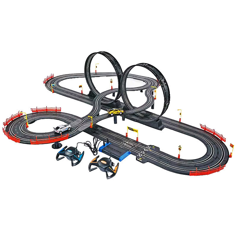 کیت ماشین بازی مدل مسابقه ای کنترلی طرح SOBA SLOT RACING کد 10/49