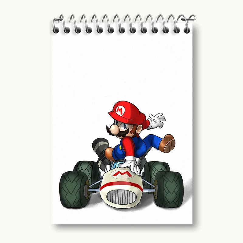 دفتر یادداشت 50 برگ خندالو مدل (Mario) بازی سوپر ماریو کد 31530