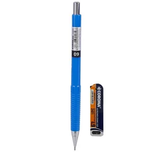 مداد نوکی 0.9 میلی متری کرونا مدل نوسان به همراه نوک و پاک کن مجموعه 6 عددی